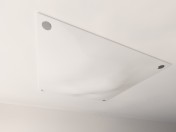 Ceiling lamp with the effect of crumpled fabric