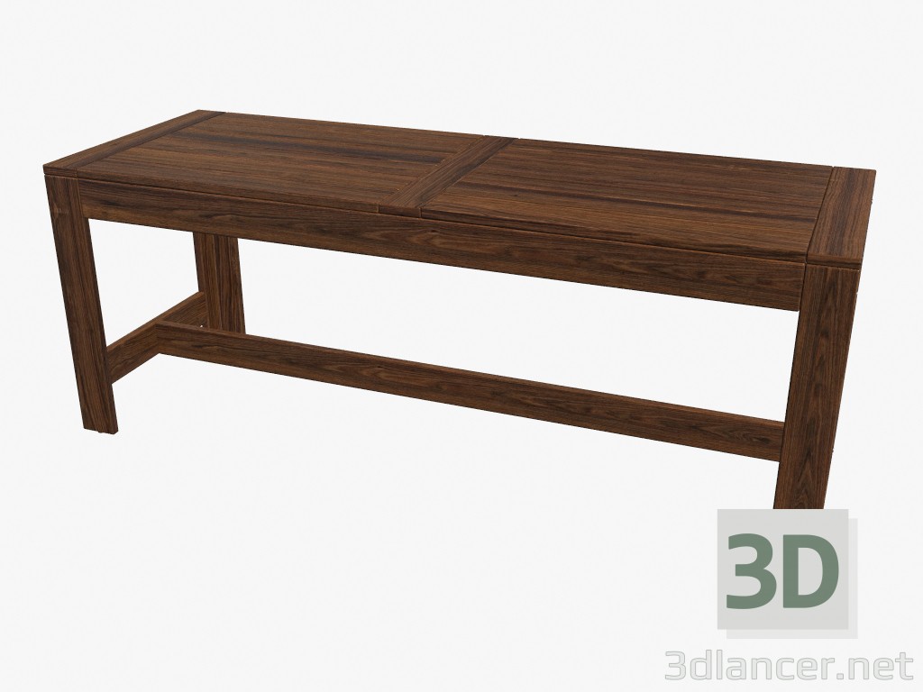 3d model Banco de - vista previa