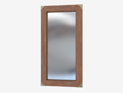 Miroir vertical avec un décor