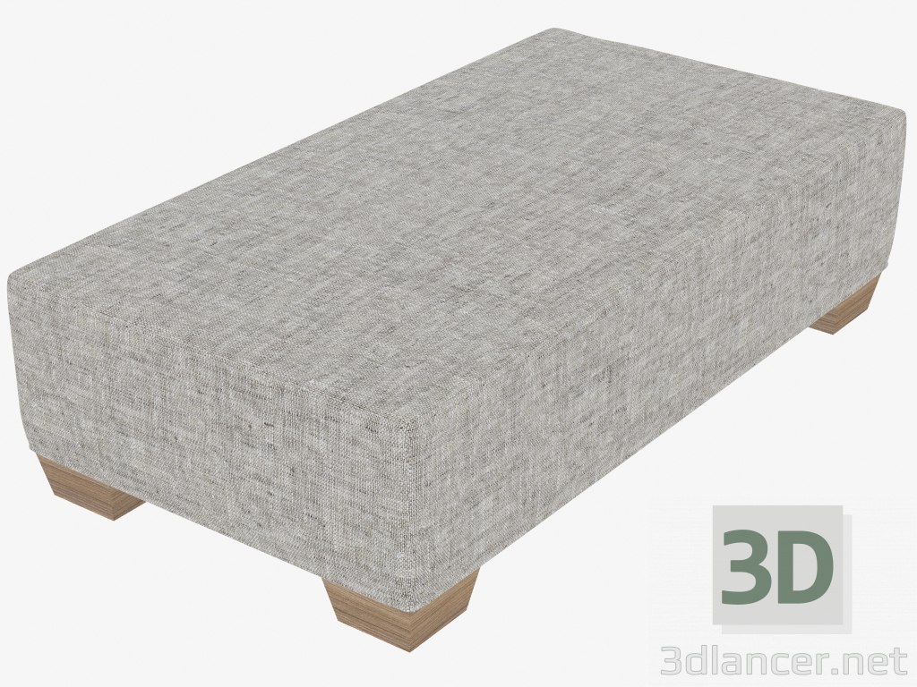 3D Modell Poof (130x70) - Vorschau