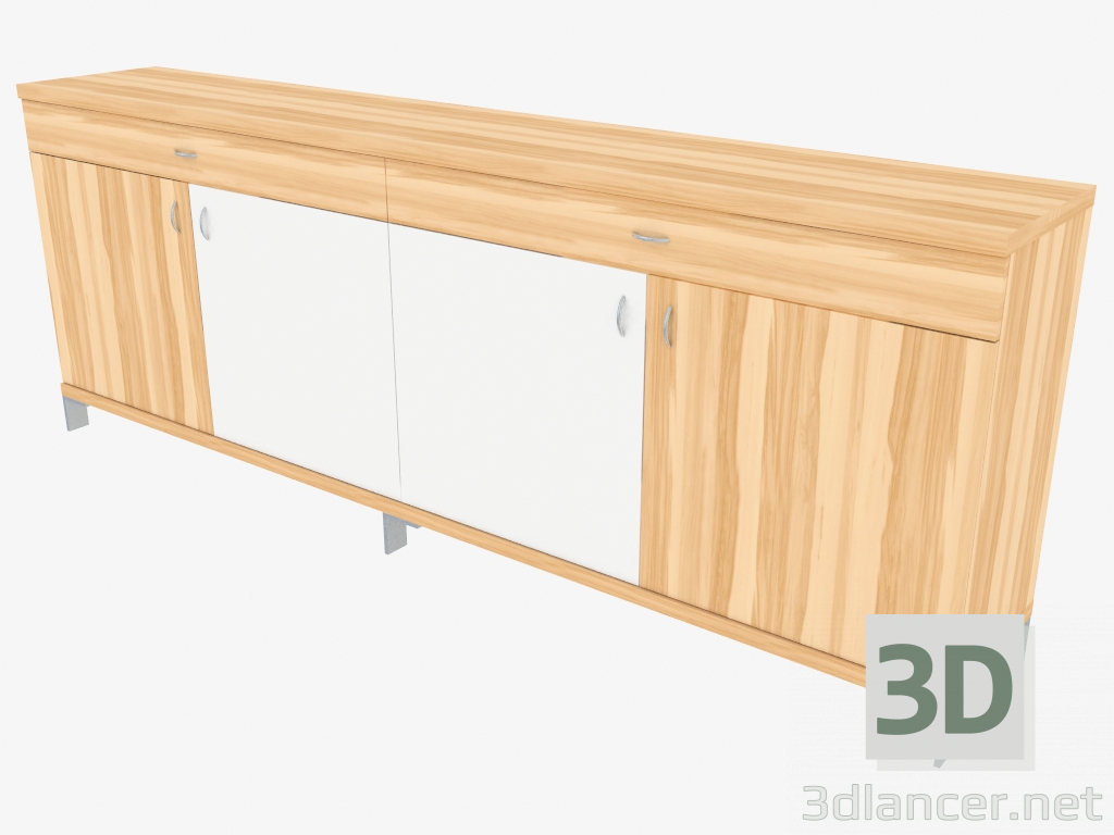 3d model Buffet de cuatro secciones (150-48-1) - vista previa