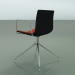 3d model Chair 0470 (swivel, with armrests, with front trim, LU1, PO00109) - preview