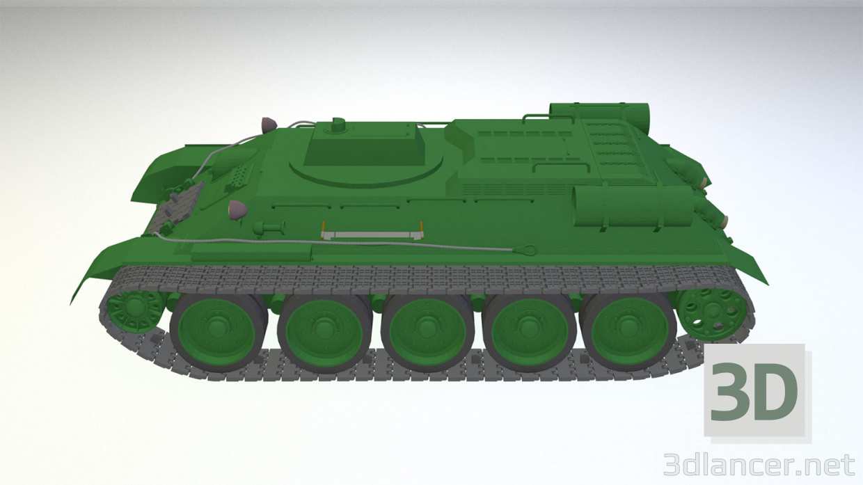 3d БРЕМ Т-34Т (Варіант 2) модель купити - зображення