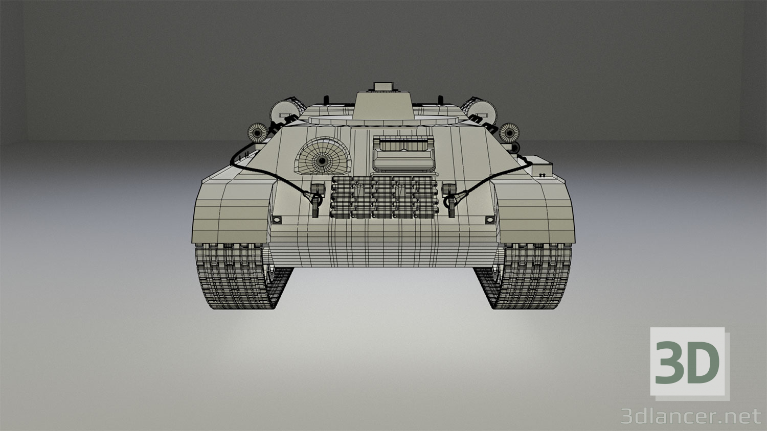 3d BREM T-34T (Option 2) model buy - render