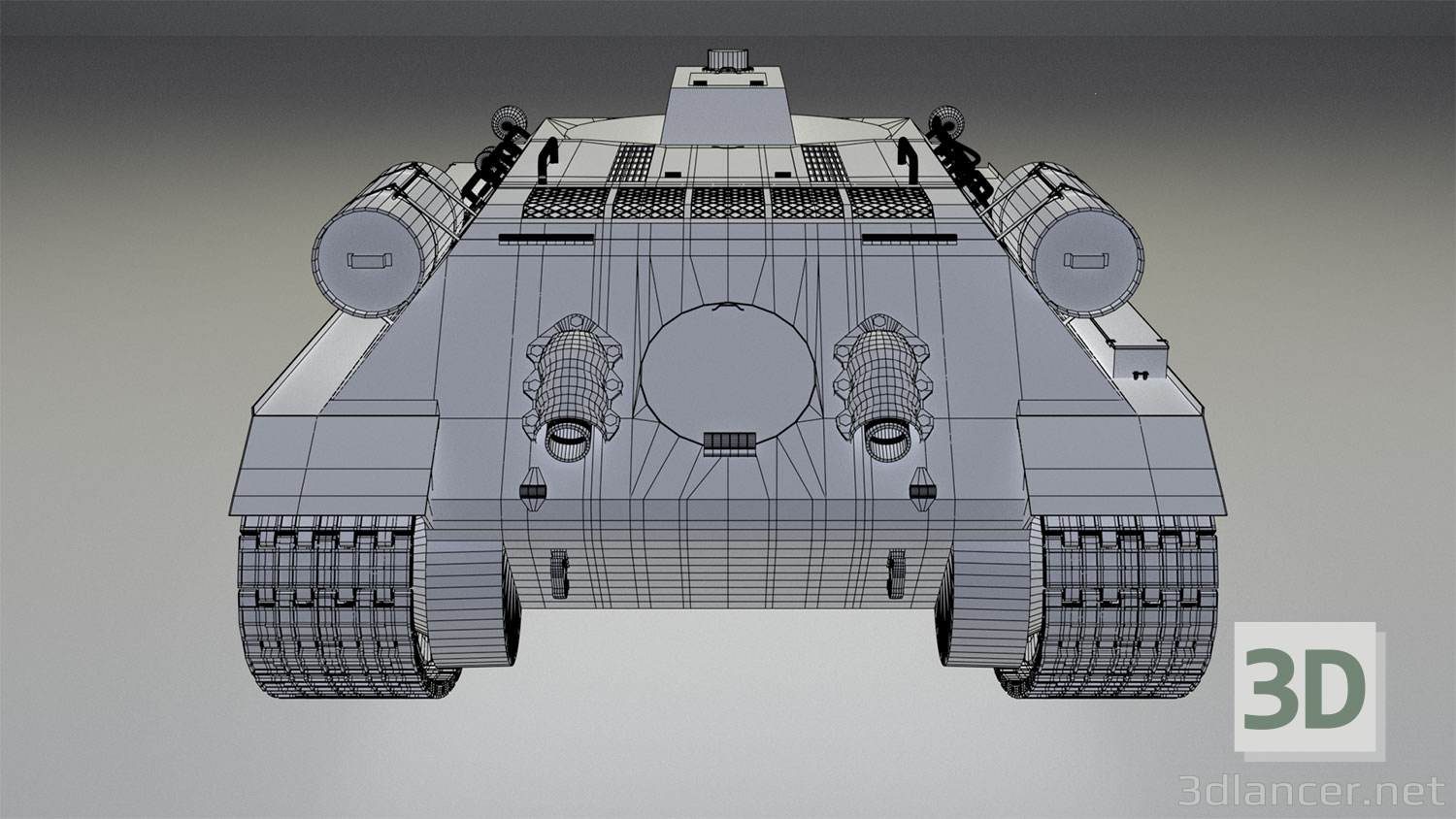 3d БРЕМ Т-34Т (Варіант 2) модель купити - зображення