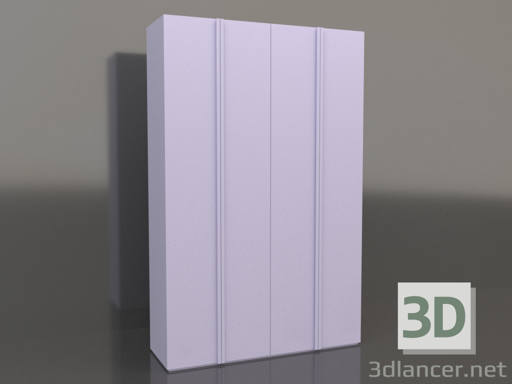 3d модель Шкаф MW 01 paint (1800х600х2800, lilac) – превью