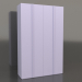 3d model Wardrobe MW 01 paint (1800x600x2800, lilac) - preview