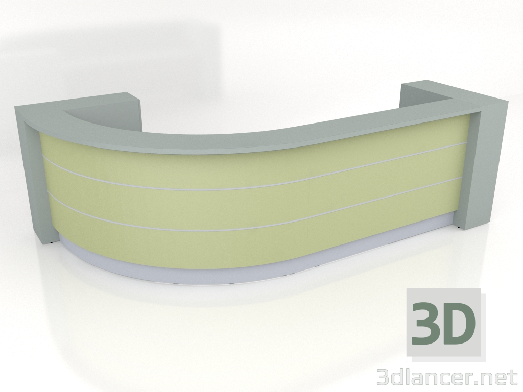 3d model Reception desk Valde LAV58L (3508x1191) - preview