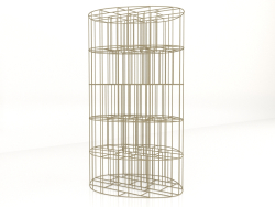 Bücherregal Golden Cage L120