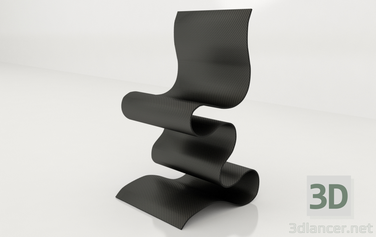 Silla 3D modelo Compro - render