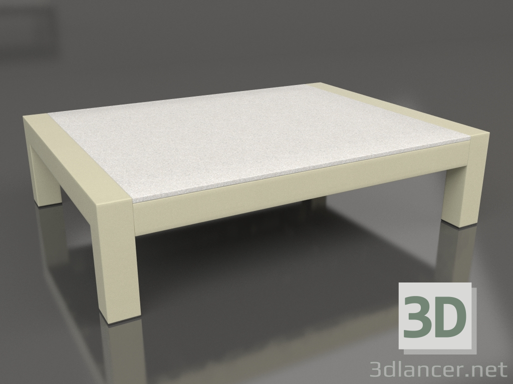 3d модель Стіл кавовий (Gold, DEKTON Sirocco) – превью