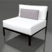 3d model Sofa module, section 3 (Black) - preview