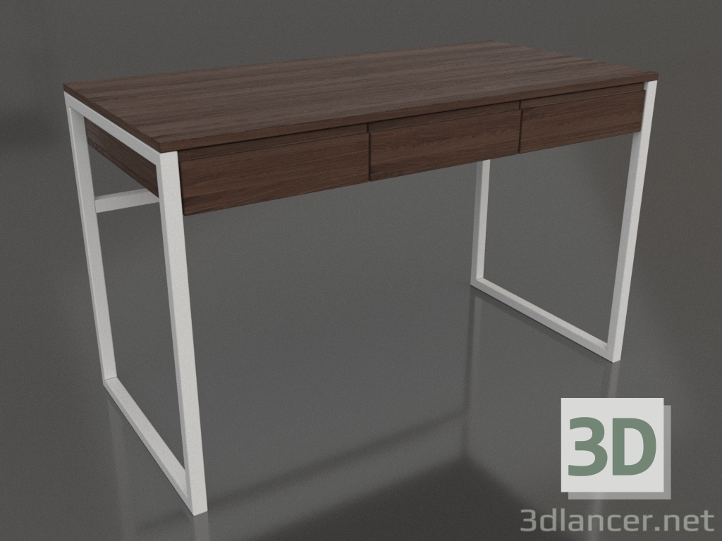 3d model Writing desk 1200x600 mm (dark walnut) - preview