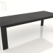 3d model Dining table BLANK 2400x900x750 mm (black oak) - preview