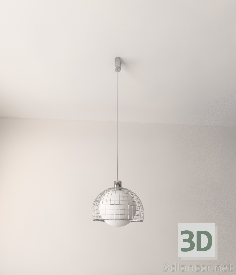 3D Modell Mesh-Pendelleuchte - Vorschau