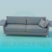 Modelo 3d Sofá - preview