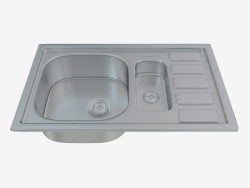 Sink Stahl Küche Seele (ZEO-0513 46655)