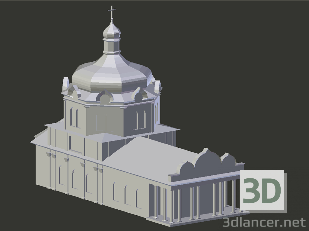 modèle 3D Ryazan. Cathédrale de la Nativité - preview