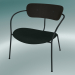 3d model Chair Pavilion (AV6, H 70cm, 65x69cm, Walnut, Velvet 1 Forest) - preview