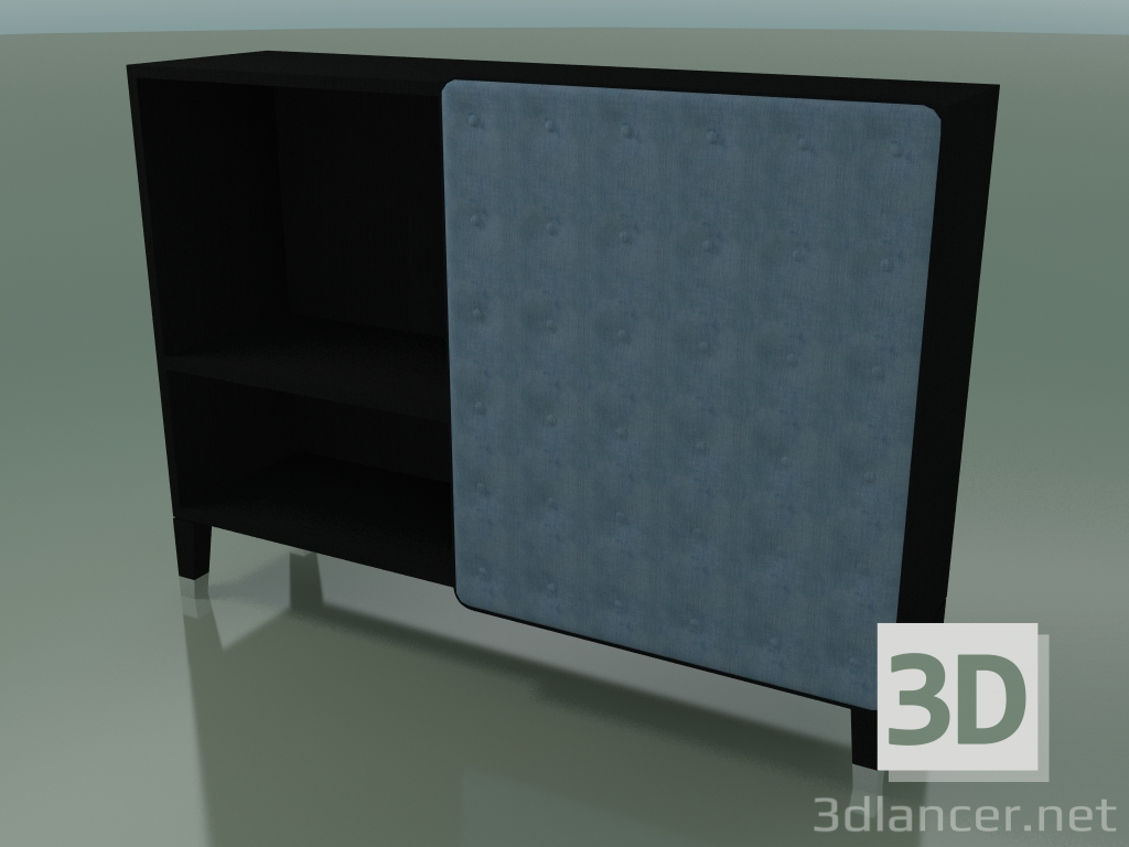 3d model Armario (67, negro) - vista previa