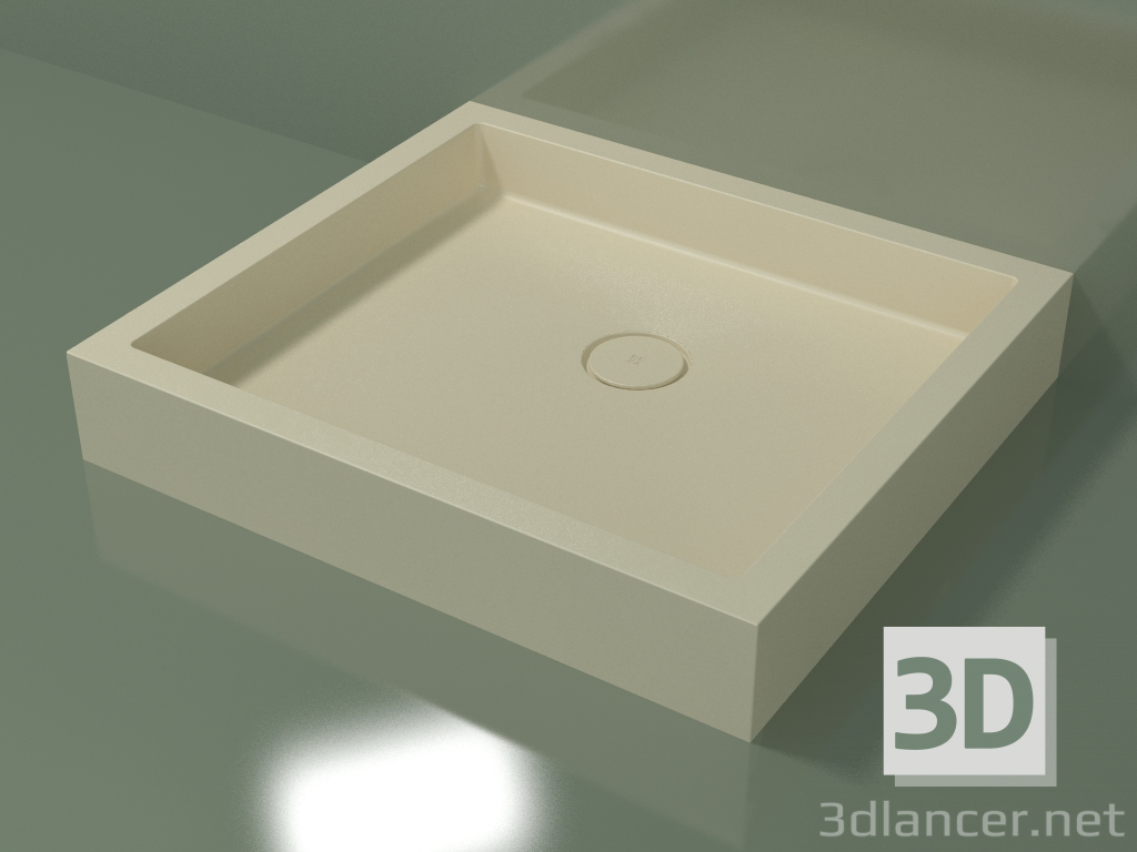 modèle 3D Receveur de douche Alto (30UA0120, Bone C39, 90x80 cm) - preview