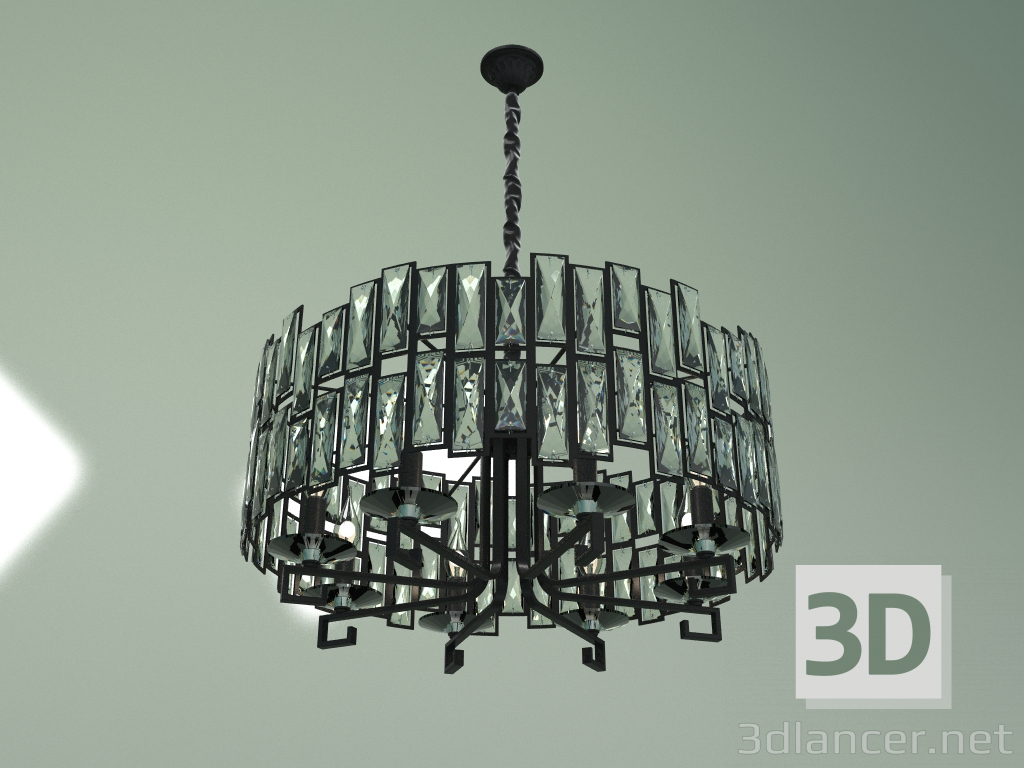 modello 3D Lampadario a sospensione 275-8 (Strotskis) - anteprima