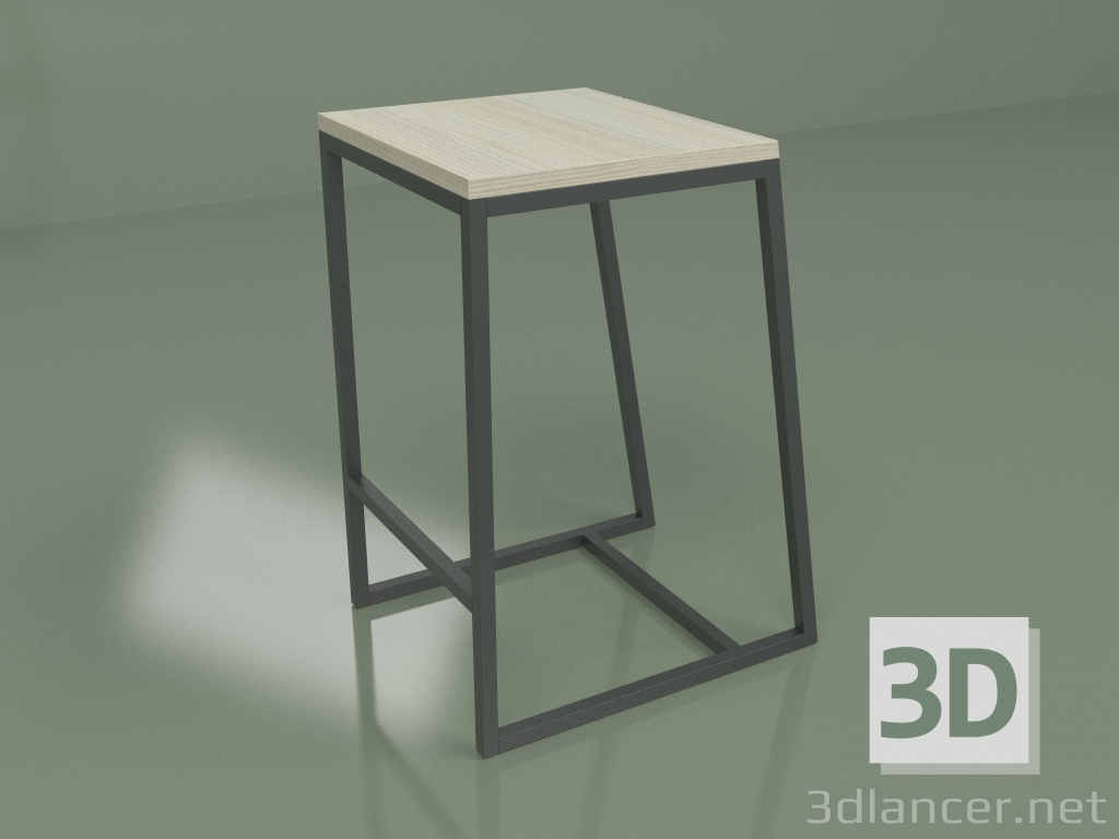 modello 3D Sedia semi-bar - anteprima