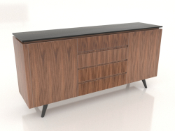 Sideboard Nottingham (dunkler Nussbaum)