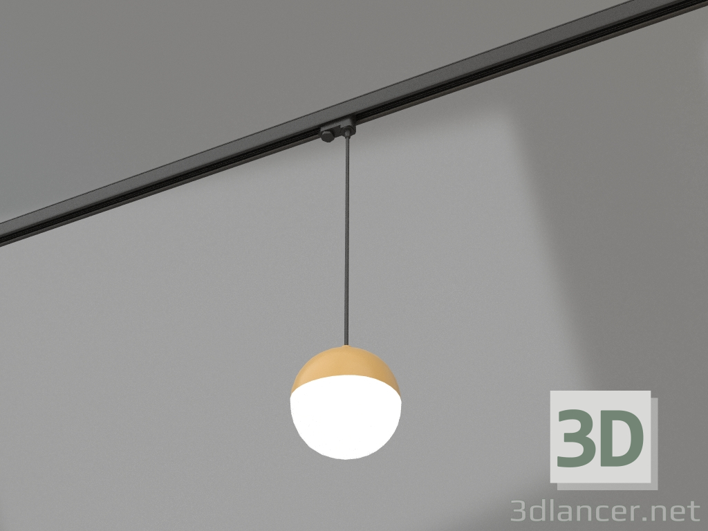 modello 3D Lampada LGD-EMISFERO-TRACK-HANG-4TR-R150-11W Day4000 (GD, 170°, 230V) - anteprima