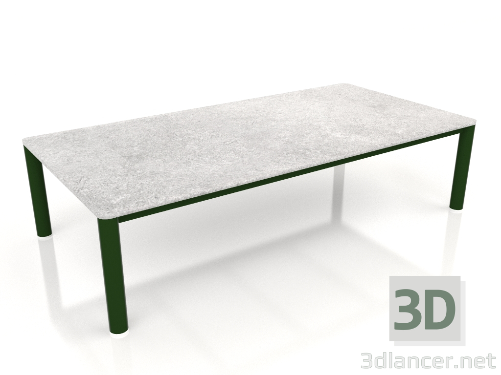 3d model Coffee table 70×140 (Bottle green, DEKTON Kreta) - preview