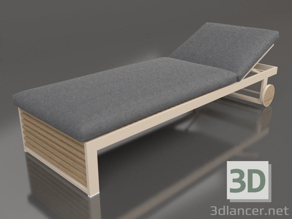 3d model Deckchair (Sand) - preview