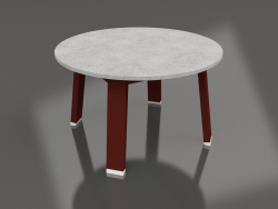 Mesa lateral redonda (vinho tinto, DEKTON)