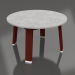 modèle 3D Table d'appoint ronde (Vin rouge, DEKTON) - preview