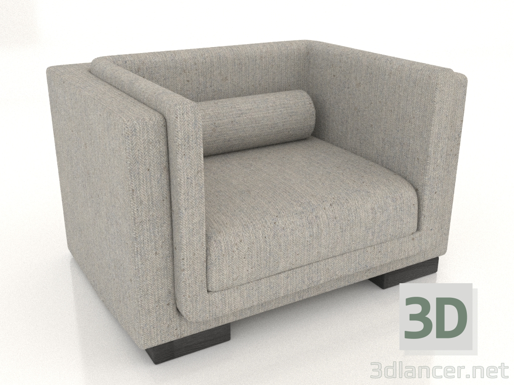 modello 3D Poltrona ANTHEA - anteprima modello 3D Poltrona ANTHEA - anteprima