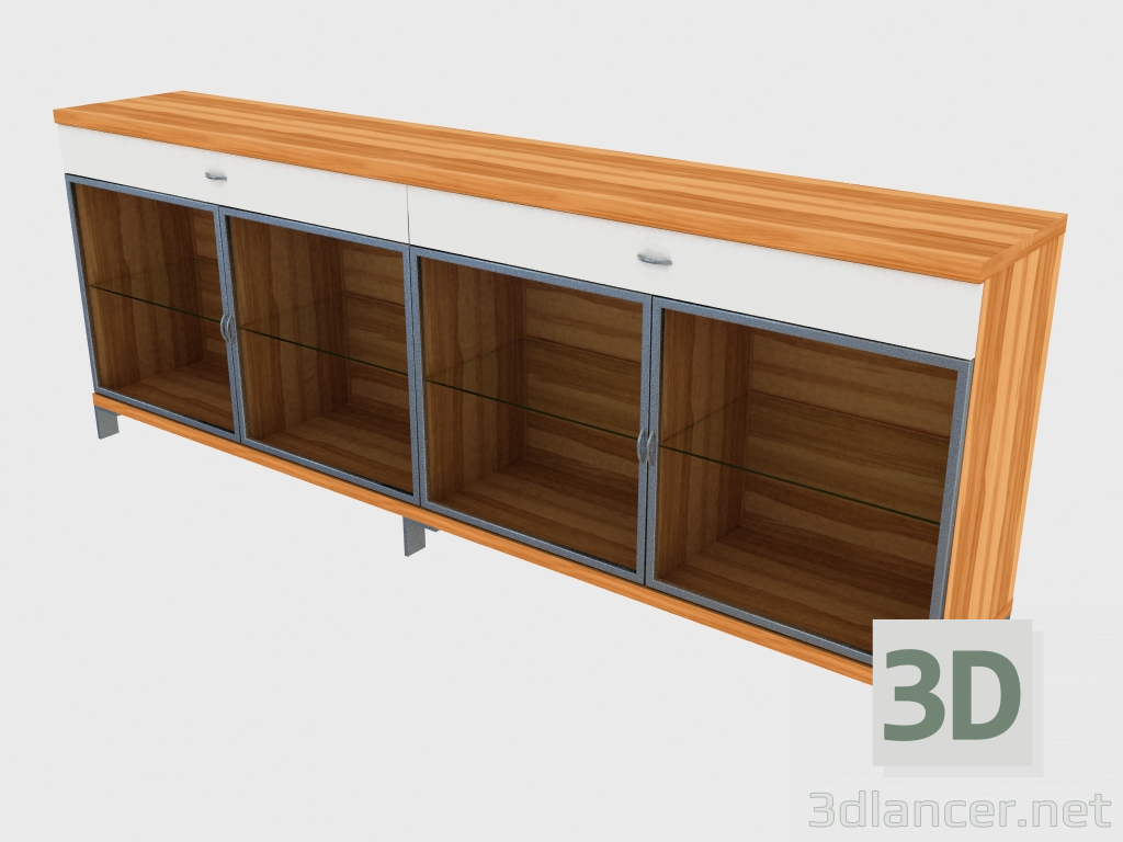 modèle 3D Buffet à quatre sections (150-48-3) - preview