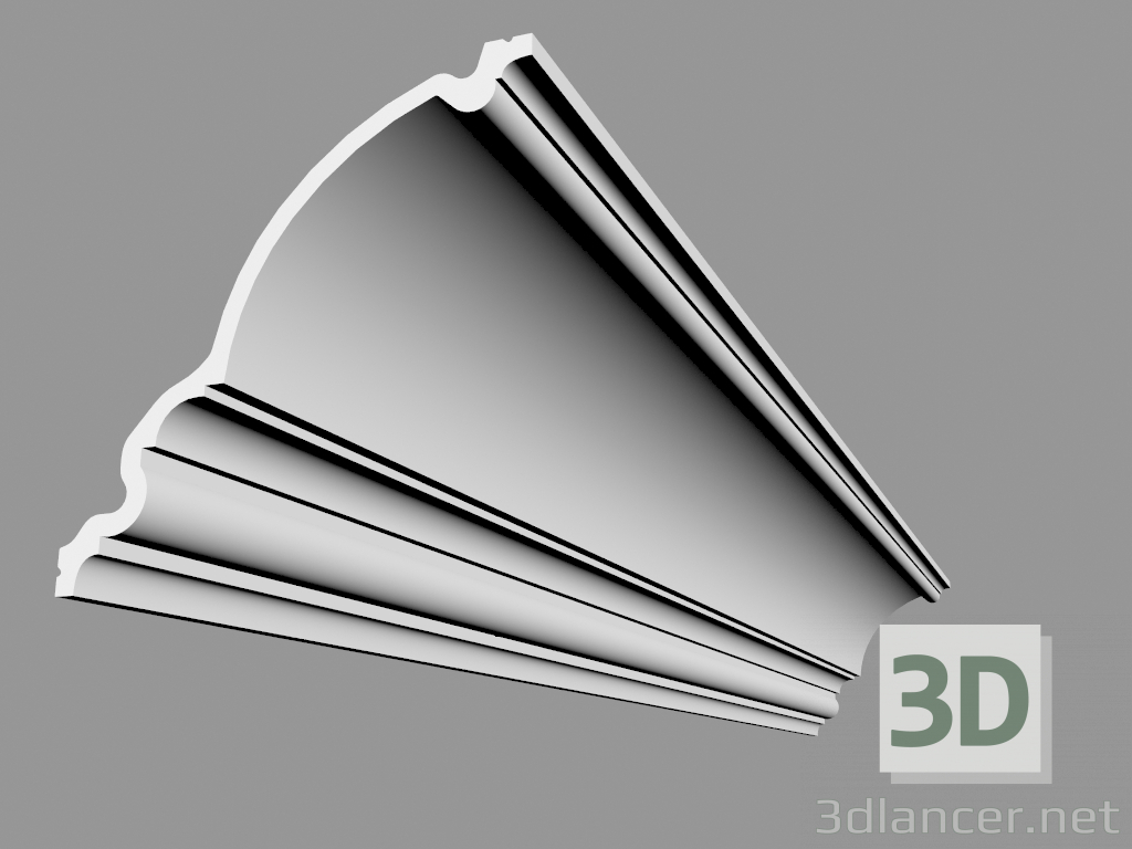 3d model Cornisa C836 (Xterio) (200 x 27.1 x 26.6 cm) - vista previa