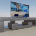 3D TV standı (konsol) modeli satın - render