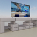 3D TV standı (konsol) modeli satın - render