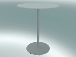 Mesa BON (9380-01 (⌀ 60cm), A 74cm, branco HPL, ferro fundido branco)