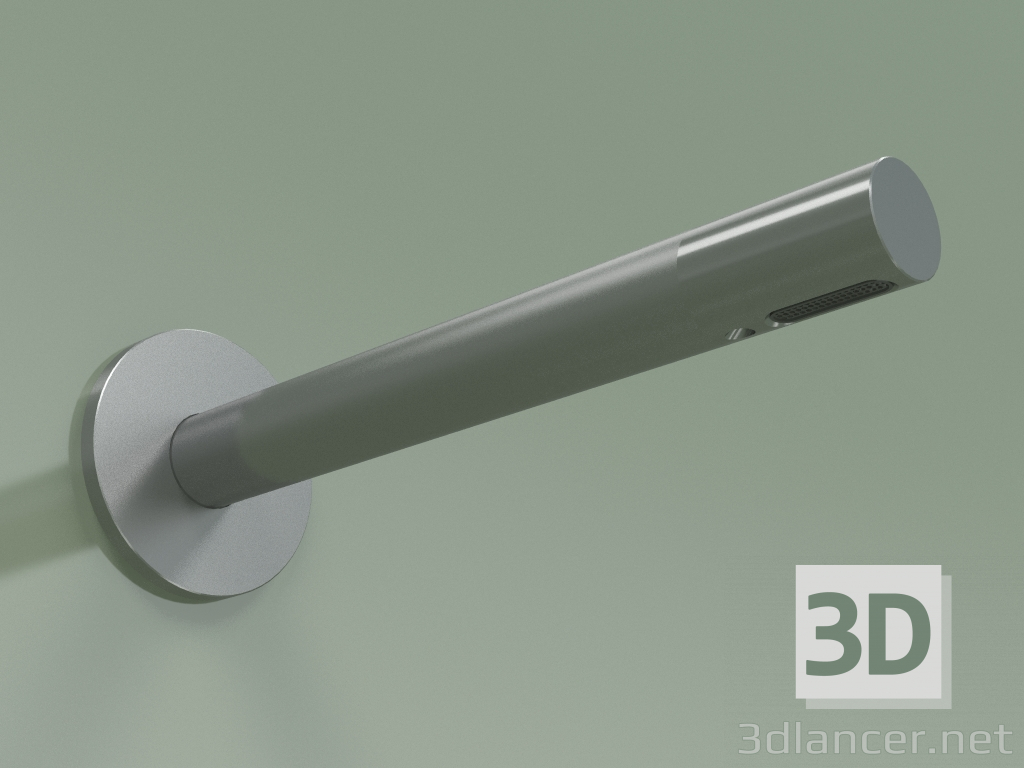 Modelo 3d Bico reto montado na parede Lmax 190mm (BC018, AS) - preview