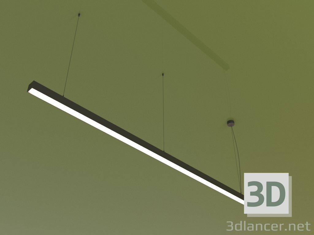 3D Modell Beleuchtungskörper LINEAR P5050 (2000 mm) - Vorschau