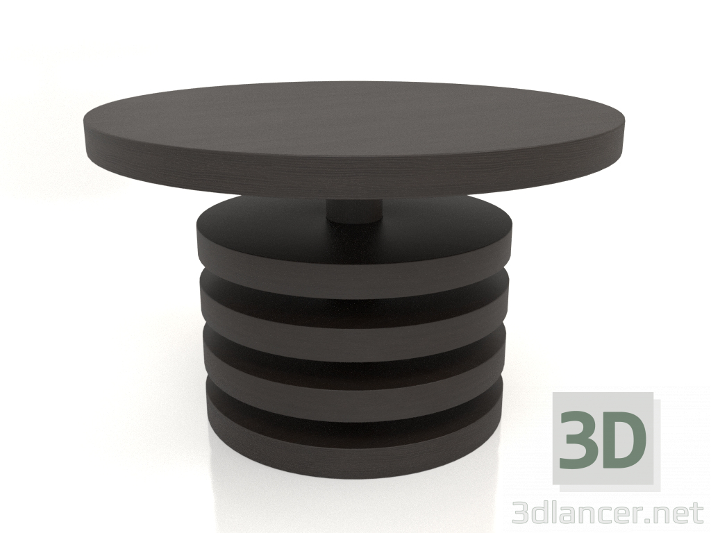 Modelo 3d Mesa de centro JT 04 (D=800x500, madeira marrom escuro) - preview