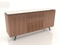 Credenza Nottingham (Ceramica Bianco Noce)