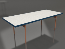 Table à manger (Gris bleu, DEKTON Sirocco)