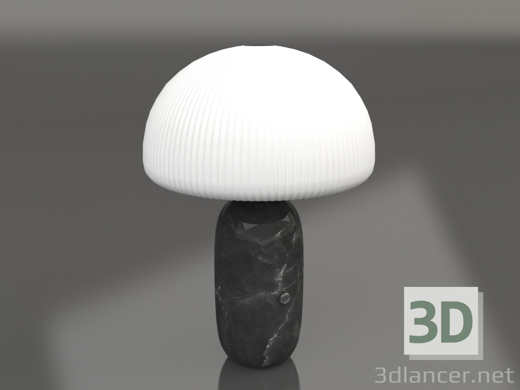 3D Modell Tischlampe Skulptur groß VIPP592 (Grauer Pietra-Marmor) - Vorschau