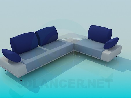 3D Modell Sofa - Vorschau