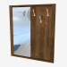 3d model Hanger with mirror (114 x 130 x 4.5 cm) - preview