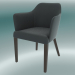 modello 3D Bradley Half Chair (Grigio scuro) - anteprima