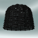 3d model Pendant lamp (96, Black Woven) - preview