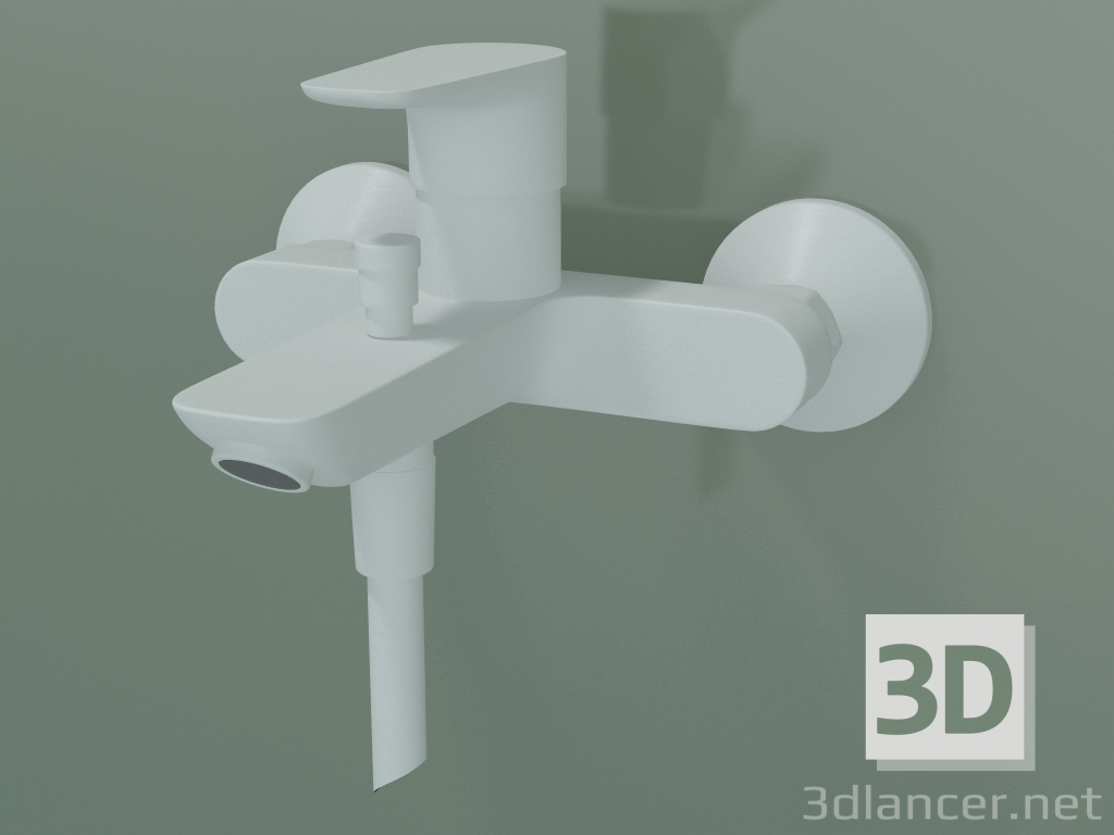 3d model Mezclador monomando de bañera (71740700) - vista previa